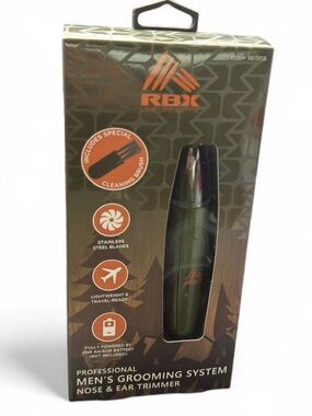 NWT/Sealed RBX Men's Army Green Nose & Ear Trimmer